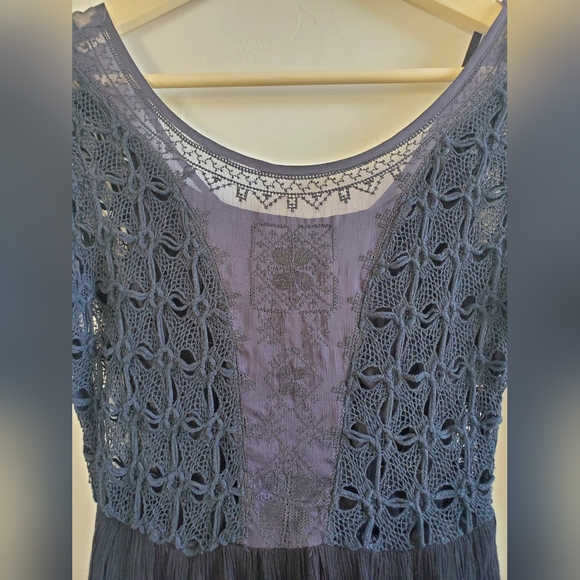 🌷Free People Lonesome Dove Dress In Black - Picture 5 of 10